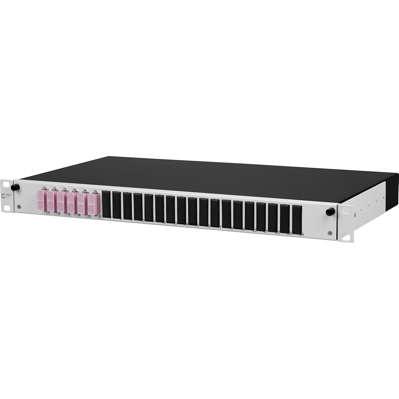 Metz Connect OpDAT slide Spleissbox 150267BB06-E 6xSC-D Keramik erikavio Pigtails OM4, Server Zubehör, Grau