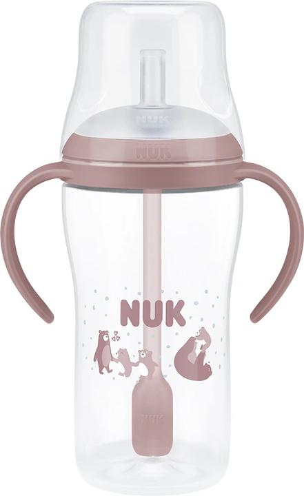 NUK Perfect Match Bear Bottle with Straw