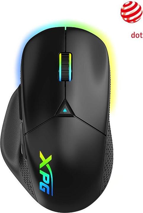 Actual product image Adata ALPHA-BKCWW mouse Right-hand RF Wireless + USB Type-C Optical 16000 DPI (Cable)