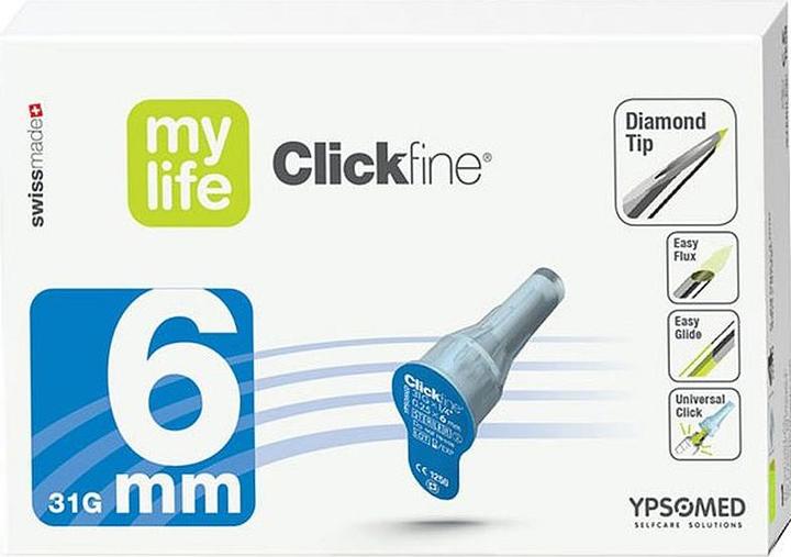 Produktbild Mylife Clickfine Pen Nadeln 6mm 31G
