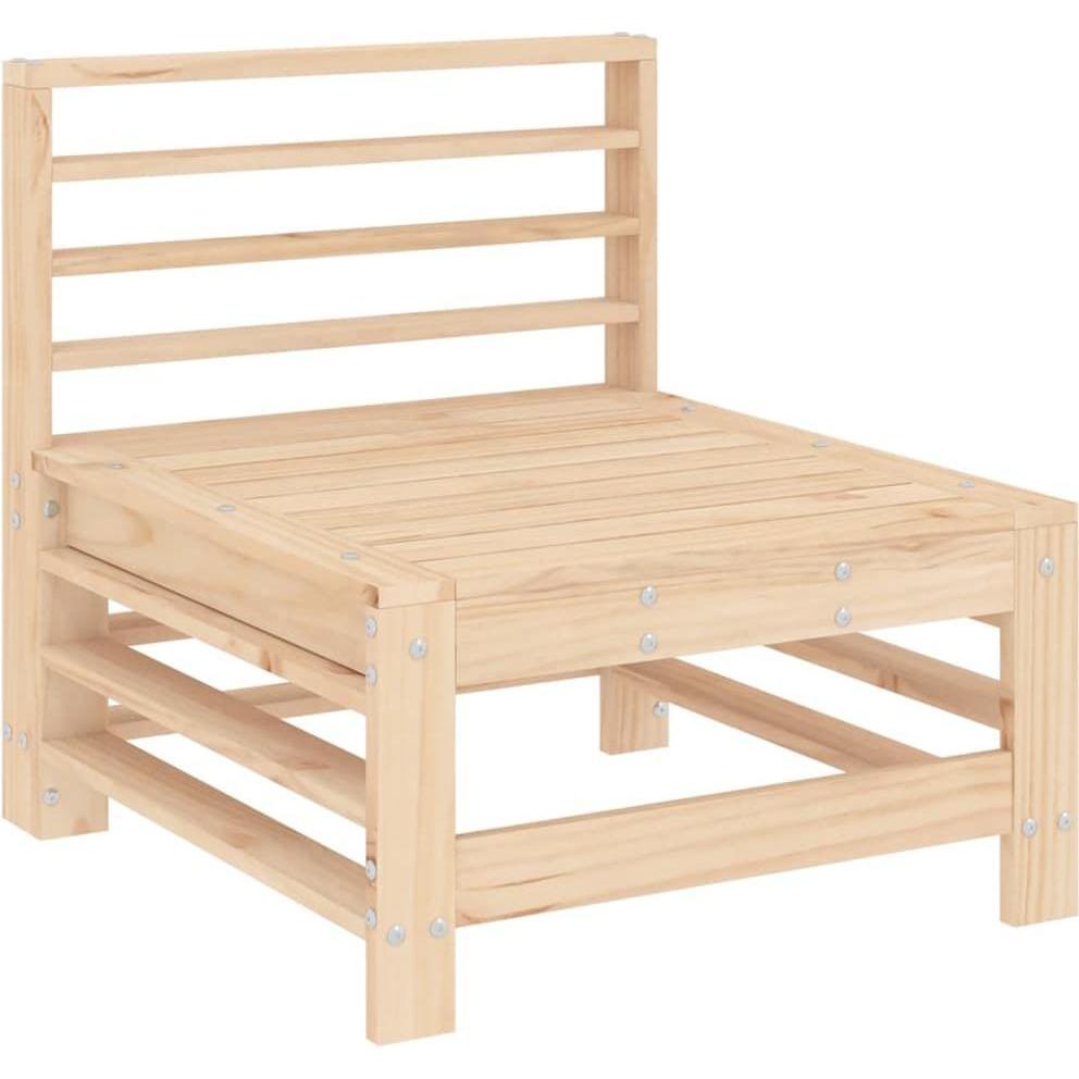 Thumbnail - VidaXL, Gartenlounge, 7-tlg. Garten-Lounge-Set Massivholz Kiefer,Material