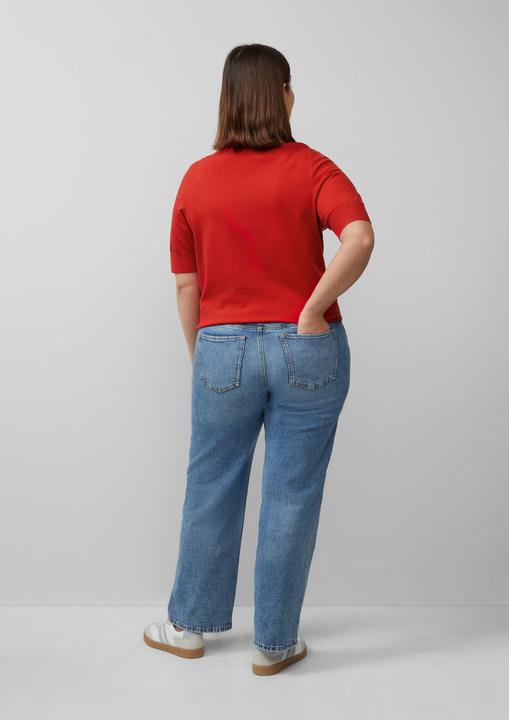 Produktbild S.Oliver Strickpullover Kurzärmeliger Strickpullover aus Viskosemix (46)