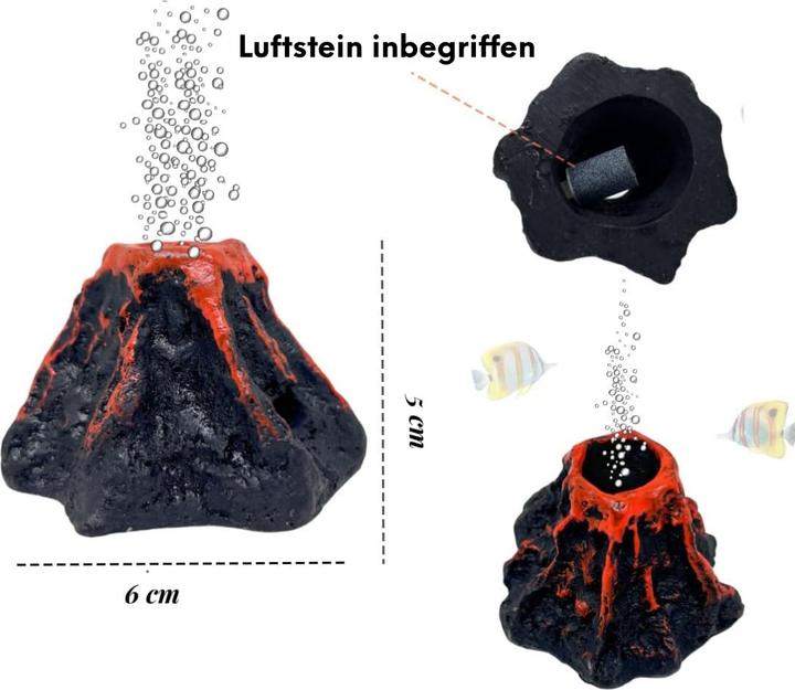 Produktbild Suba Aquarium Vulkan Dekoration (Dekoration, sonstige Gegenstände)