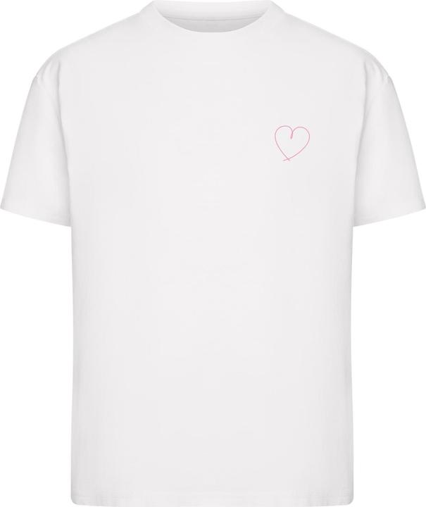 Immagine prodotto Miss Tee Hearts Line Pattern Tee white 4XL (4XL)