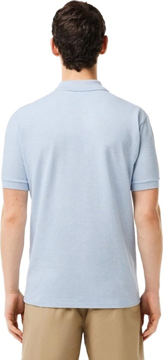 Actual product image Lacoste Mens Heathered Cotton Pique Polo Shirt (S)
