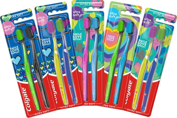 Actual product image Colgate Duo Love Manual Toothbrush