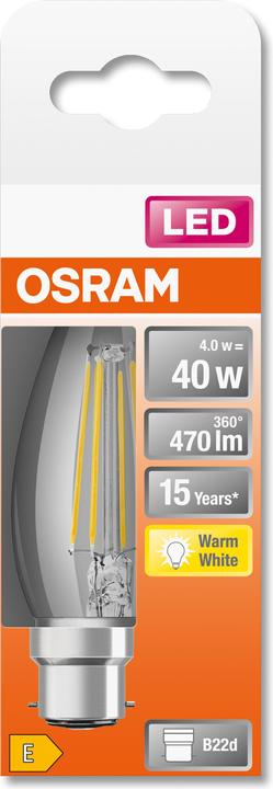 Image du produit Osram Led Retrofit Classic B (B22d, 470 lm, 6 x)