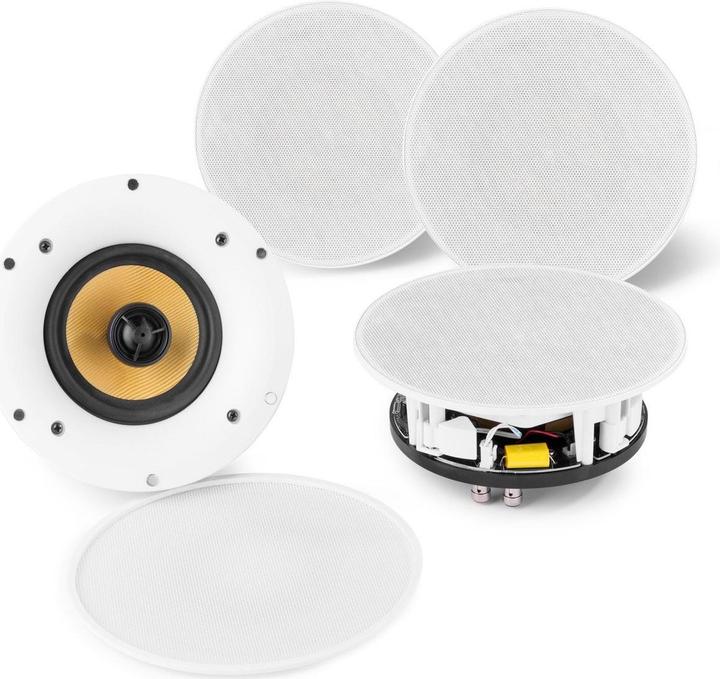 Produktbild Inventum speaker set (2x) - Power Dynamics WCS50 wifi plafondspeakers Bluetooth - 200W (2x 25 W)