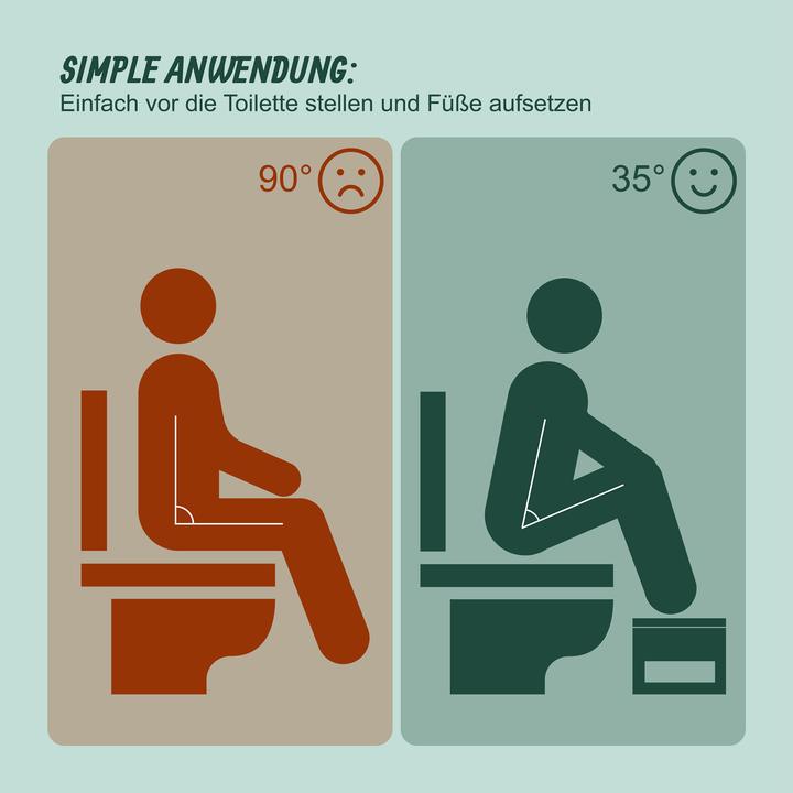 Actual product image Relaxdays Toilettenhocker