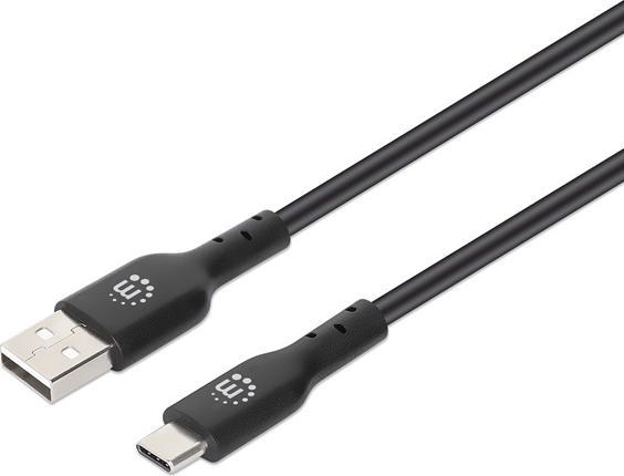 Actual product image Manhattan USB A - USB C (3 m, USB 3.2 Gen 1, 15 W)