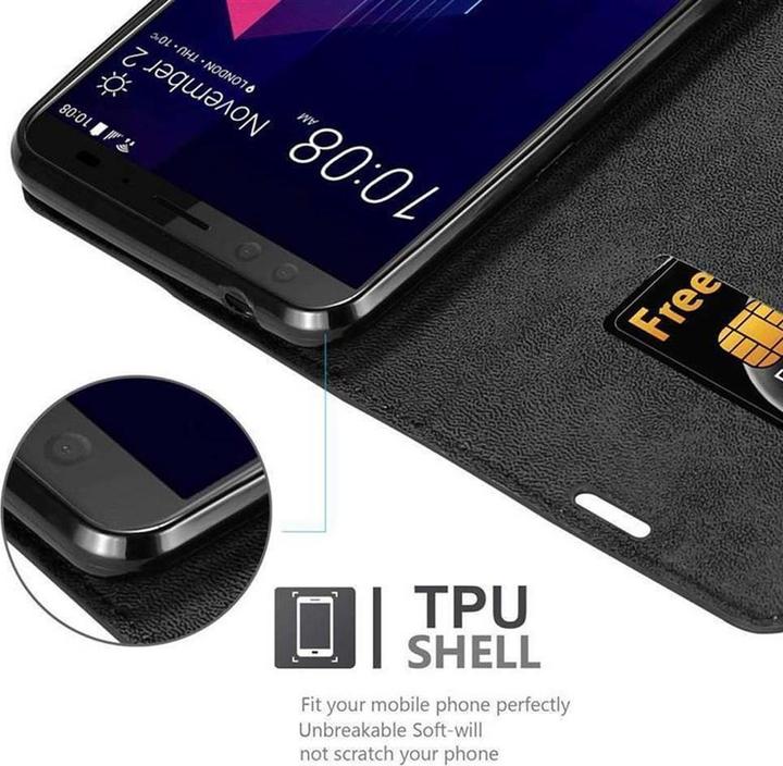Productafbeelding Cadorabo Boek Onzichtbare Magneethoes (HTC U12+)