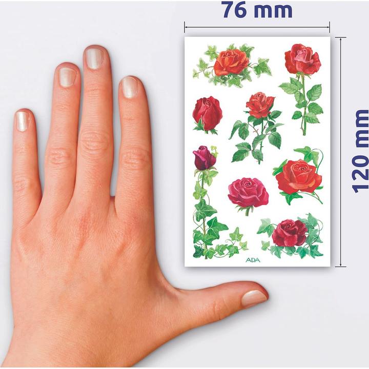 Produktbild Z-Design Aufkleber Rosen Efeu (24 Sticker)