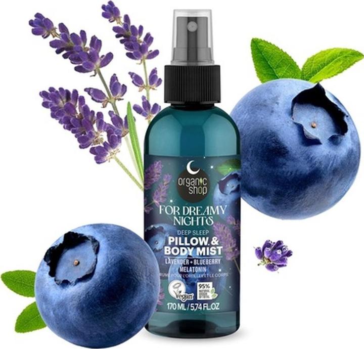 Actual product image Organic Shop Sleeping Deep Sleep Pillow & Body Mist 170ml