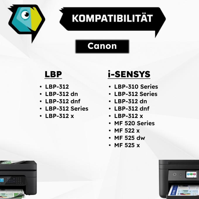 Thumbnail - Inkadoo, Toner, Toner kompatibel zu Canon 0452C002 / 041 Toner, schwarz Schwarz (BK)
