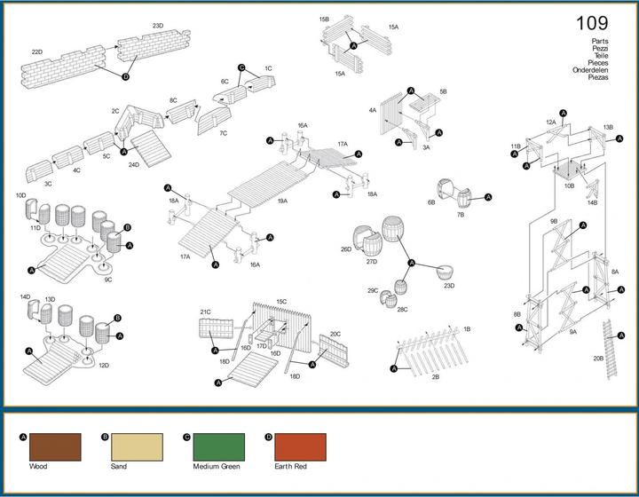 Actual product image Italeri Battlefield Accessory Set