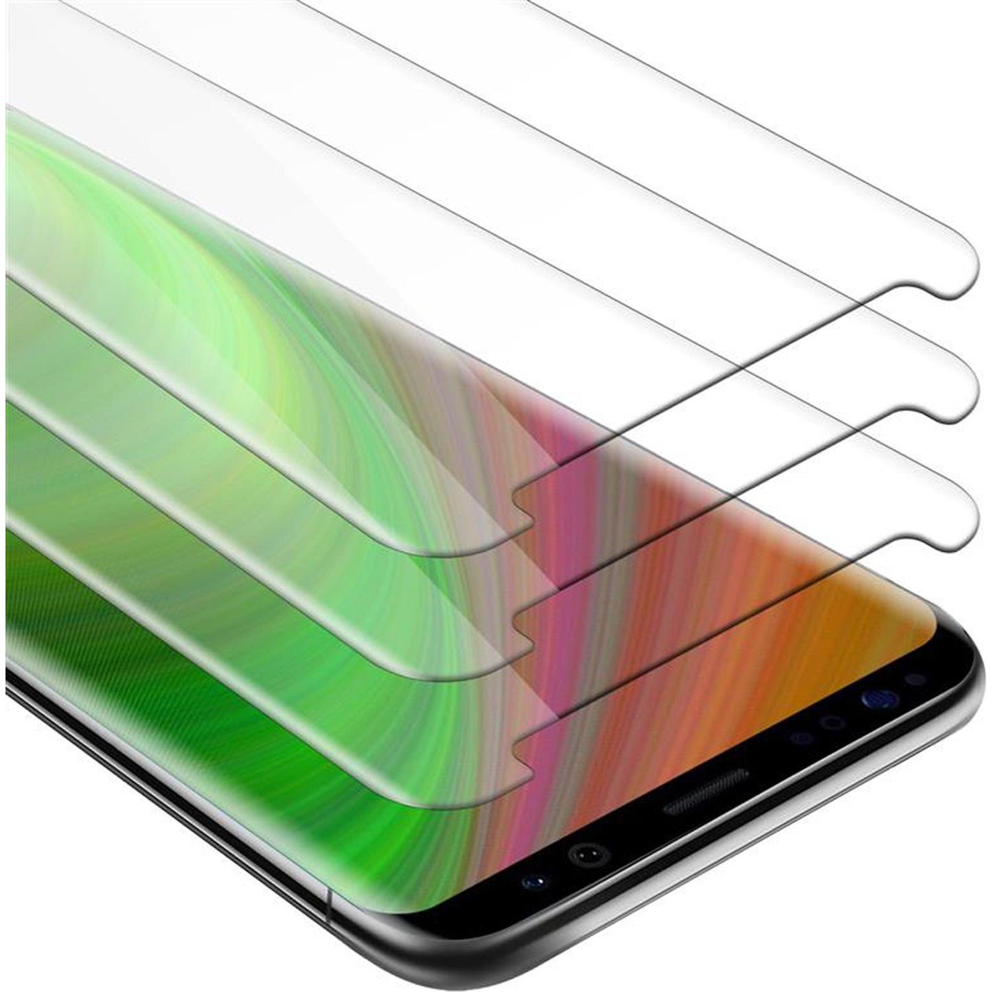 Cadorabo Displayschutzglas (3 Stück, Samsung Galaxy S21), Smartphone Schutzfolie, Transparent
