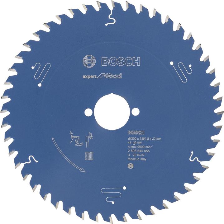 Produktbild Bosch Professional Zubehör Kreissägeblatt Expert for Wood, 200 x 32 x 2,8 mm, 48