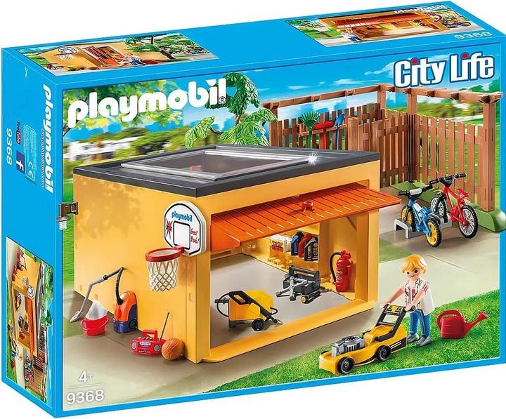 Image du produit Playmobil Set avec City Life 9368 Garage avec emplacement pour vélos (9368, Playmobil City Life)