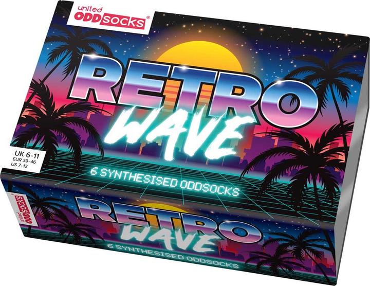 Produktbild United Oddsocks Retro Wave (3er Pack, 39 - 46)