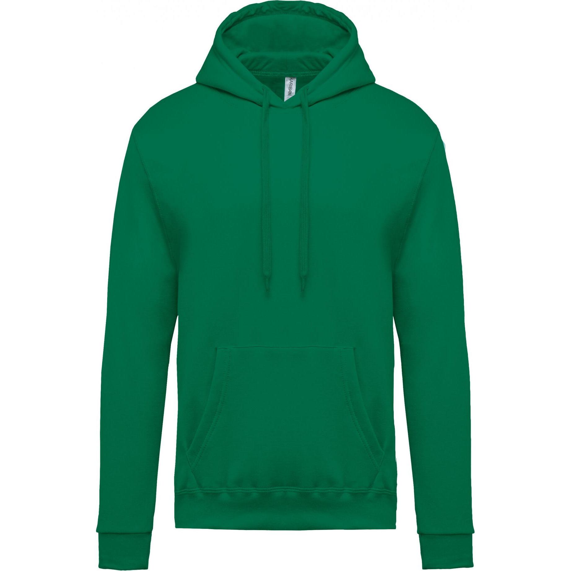 Kariban, Herren, Pullover, Hoodie, Grün, (4XL)