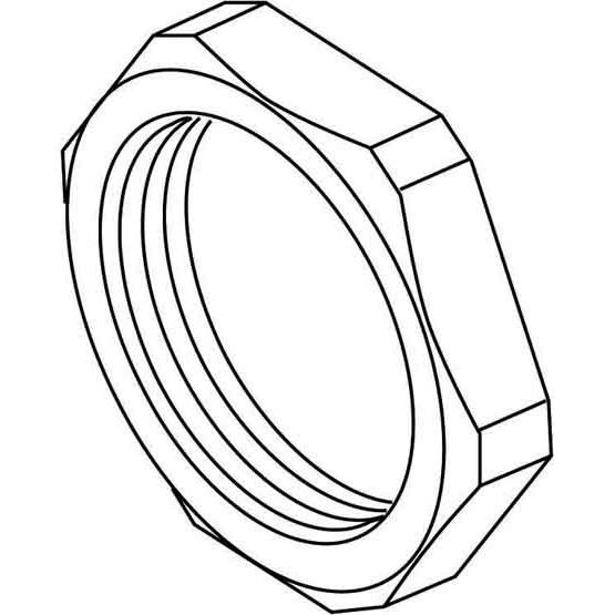 Kleinhuis, Muttern + Unterlegscheiben, KLEINHUI 3420/29 Sechskantmutter, Pg 29, Höhe 7,5 mm, Kun 342029