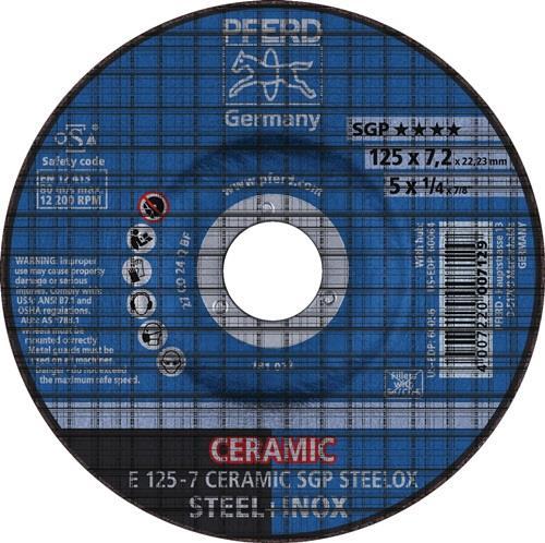 Produktbild Pferd Schruppscheibe CERAMIC SGP STEELOX (CO)