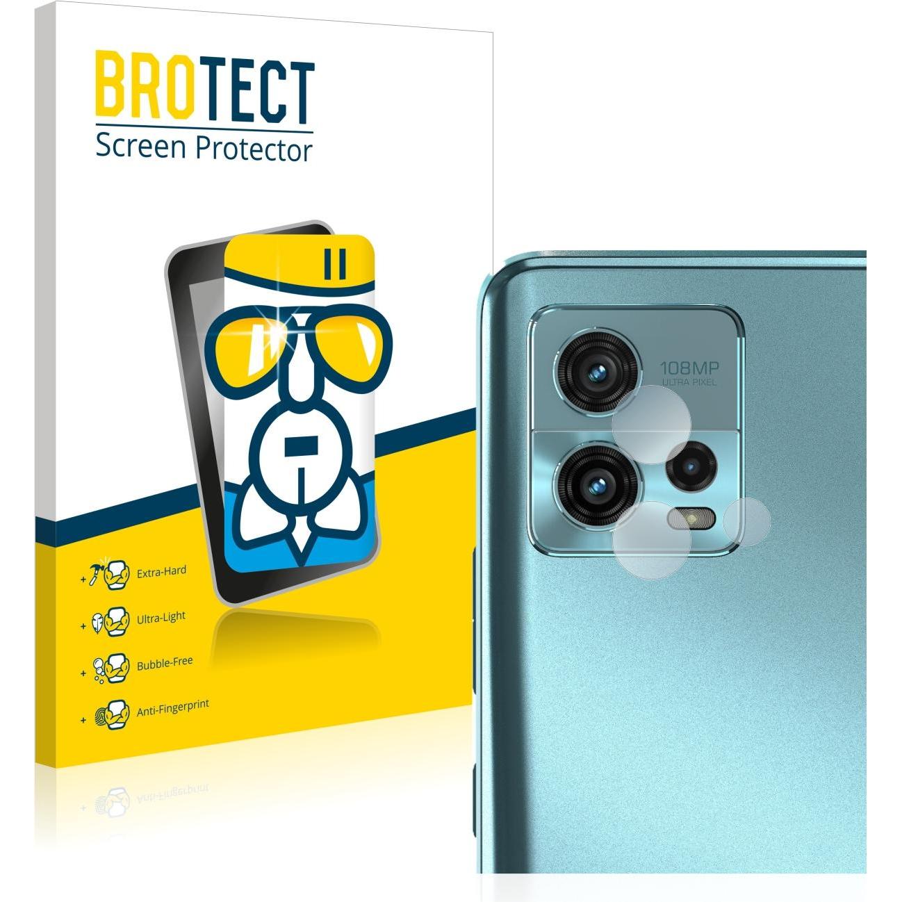 BROTECT AirGlass Panzerglasfolie (1 Stück, Motorola Moto G72), Smartphone Schutzfolie, Transparent