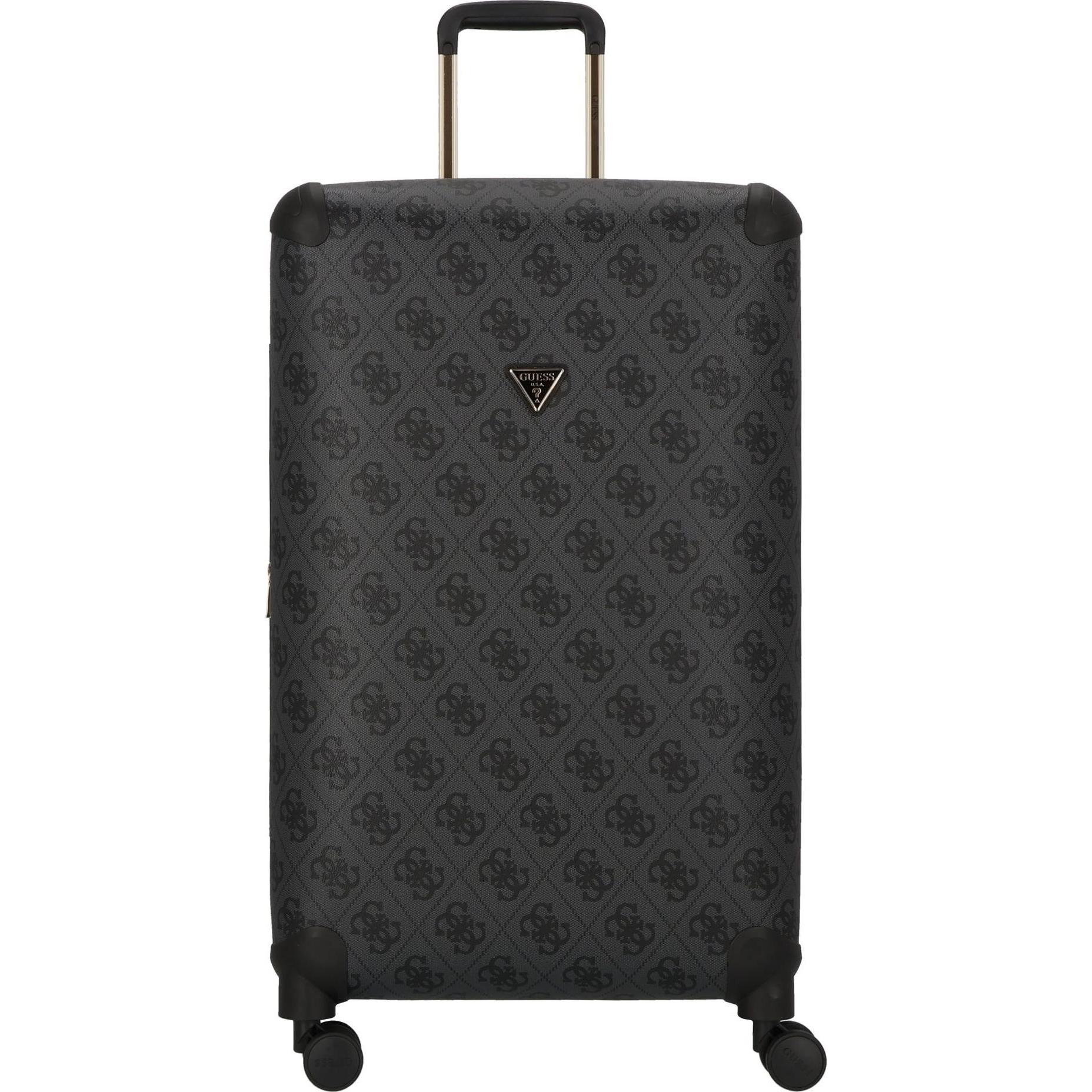 Thumbnail - Guess, Koffer, Berta 4 Rollen Trolley 77 cm mit Dehnfalte, Grau, (103 l, XL (ab 115l))