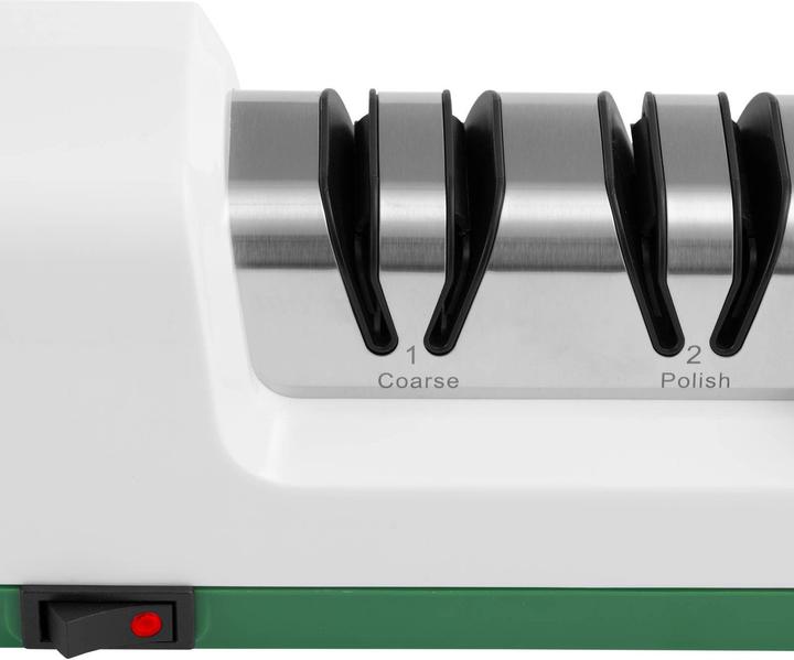 Produktbild Royal Catering Elektrischer Diamant-Messerschärfer Profi-Messerschleifer 2 Stufen 20° Weiss