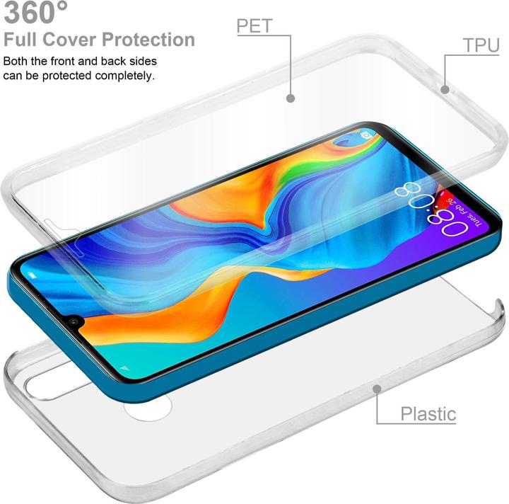 Produktbild Cadorabo TPU Hülle 360 Grad Case (Huawei P30 Lite)