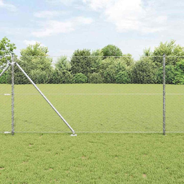 Produktbild VidaXL Verzinkter Zaun