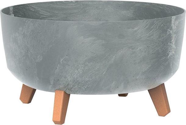 Actual product image Prosperplast GRACIA LOW 38 cm concrete effect / flower pot (38 x 20.70 cm)