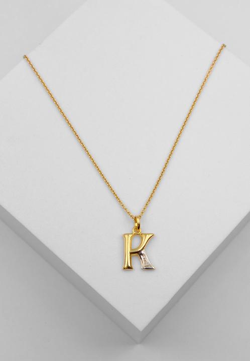Image du produit Muau Lettre (750, Or jaune 18 carats, Or blanc)