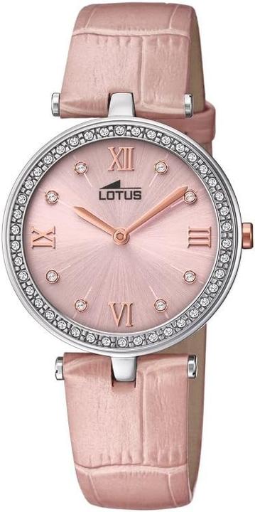 Lotus Watch with Date and Leather Strap (36 mm)