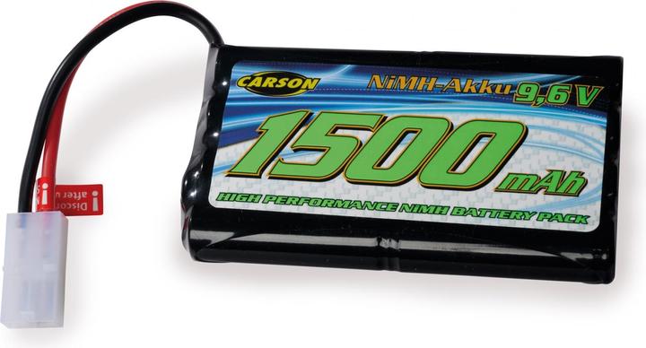 Produktbild Carson 9,6V/1500mAh NiMH Power Akku TAM (9.60 V, 1500 mAh)