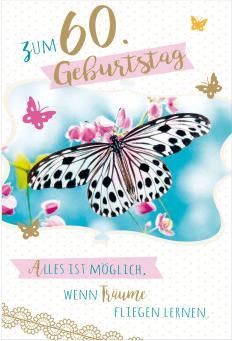Produktbild Susy Card Geburtstagskarte - 60. Geburtstag "Falter"