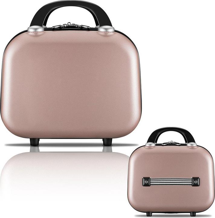Actual product image Provitera Hard Suitcase Set with Telescopic Handle and Wheels