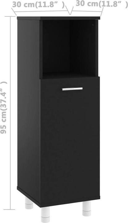 Produktbild vidaXL Badezimmerschrank (30 x 30 x 95 cm)