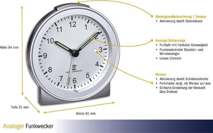 Image du produit TFA Réveil radio