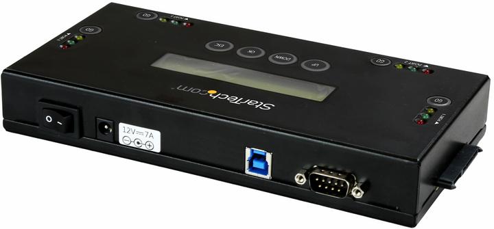 Actual product image StarTech Hard drive eraser for 6.35cm/2.5 or 8.89cm/3.5 inch SATA drives - 4 bays - Standalone...