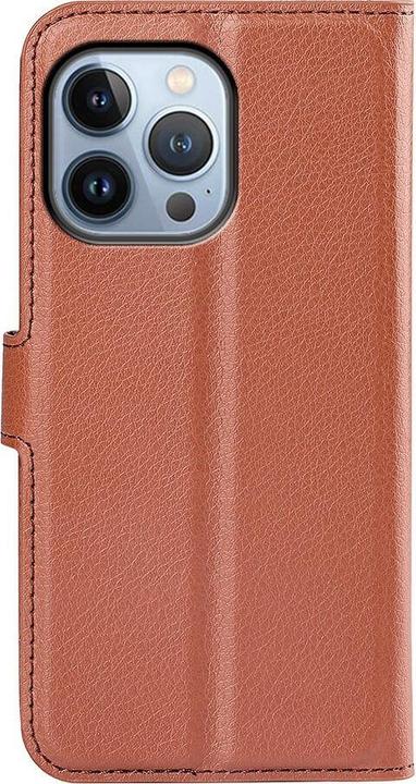 Produktbild Cover-Discount iPhone 14 Pro - Leder Etui Hülle braun (Apple iPhone 14 Pro)