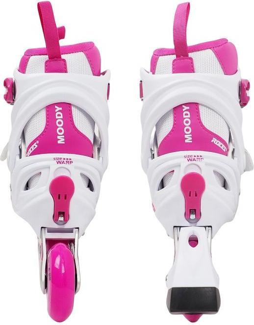 Produktbild Roces - Moody X TIF Girl Verstelbare Skeelers - Kinderen - Wit - Roze - 36-40 (39)