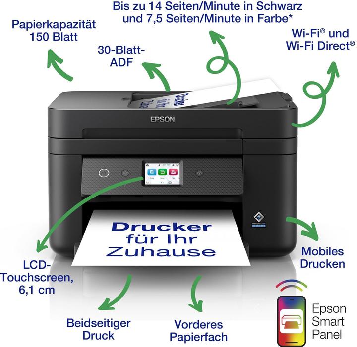 Produktbild Epson WorkForce WF-2960DWF (Tintenpatrone, Farbe)