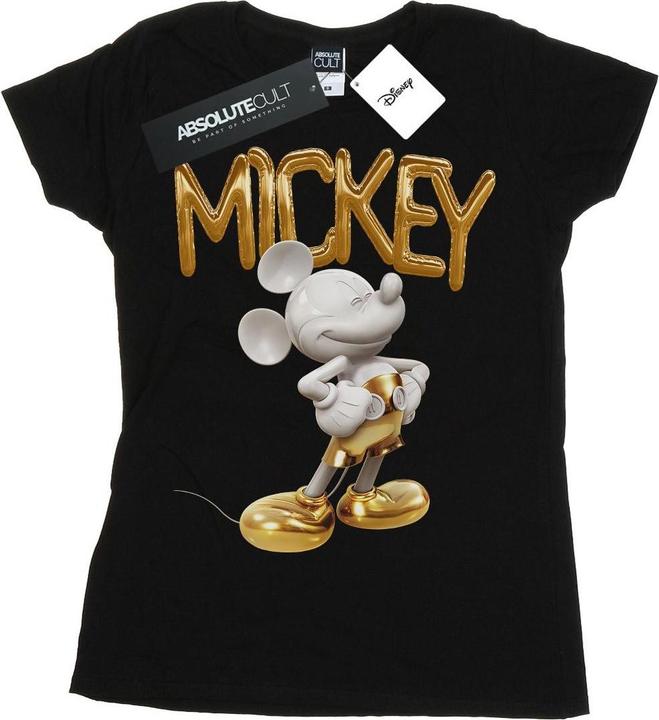 Immagine prodotto Disney Mickey Mouse Gold Statue Maglietta Donna (S)