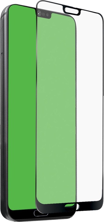 SBS Glas Displayschutz 4D Vollbild für Huawei P20 mit Applikator (1 Stück, Huawei P20)