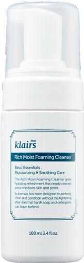 Actual product image Klairs Rich Moist (Cleansing Foam, 100 ml)