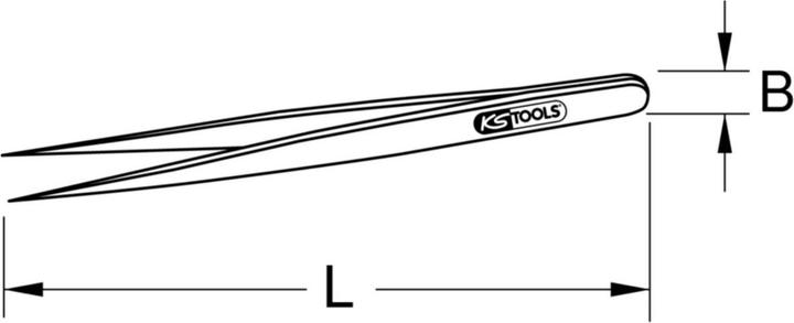 Immagine prodotto KS Tools Pinzette TITANplus