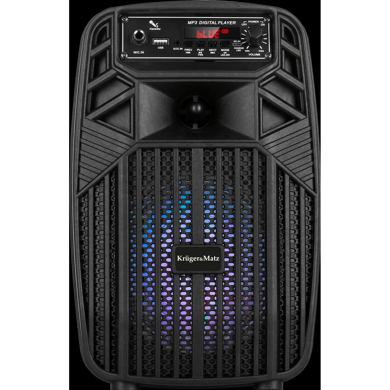 Thumbnail - Krüger&Matz Music Box Mini black speaker (Akkubetrieb), Bluetooth Lautsprecher, Schwarz
