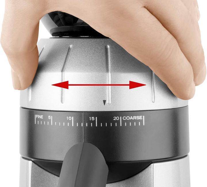 Produktbild Catler Kegel-Kaffeemühle mit 25 Stufen und Metallkegel für 250 g Bohnen