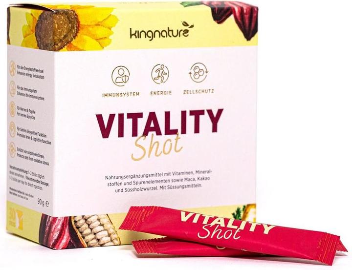 Produktbild Kingnature Vitality Shot (30 Stk) (30 Stück, Pulver, 130 g)